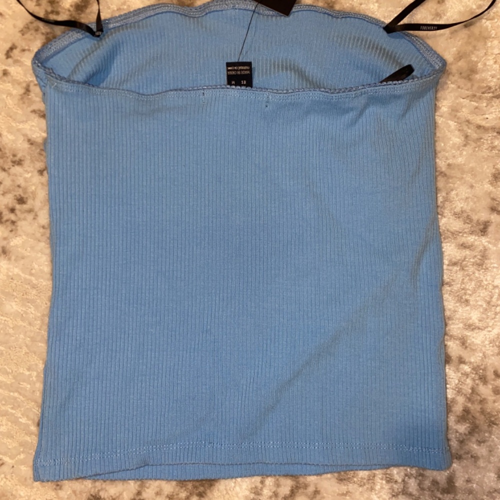 Forever 21 blue tube top - Picture 2 of 3
